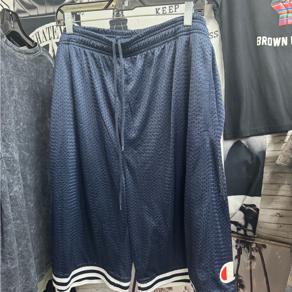 Champion Dark Blue Athletic Men's Shorts